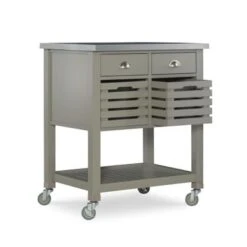 Rembert Kitchen Cart Grey -Gourmet Interiors f97d9d04 387e 4f5b 8f14 6006a3aaa4d4