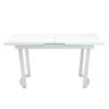 Rectangular Dining Table In High Gloss White Finish - High Gloss White