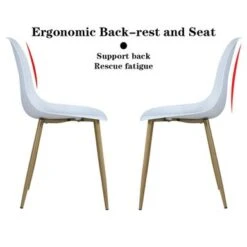 Sicotas 4 Piece Dining Chairs Set For Kitchen Living Room - Grey/Black -Gourmet Interiors fa145204 5b4b 4c76 a2b0 2bb2c055b216