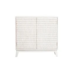 Rectangular 2-Door Accent Cabinet In White - White