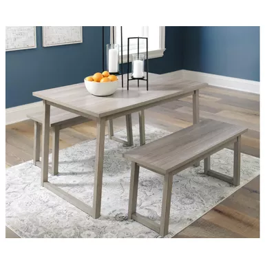 Loratti Dining Table And Benches (Set Of 3) 7 Loratti Dining Table And Benches (Set Of 3) - Image 5