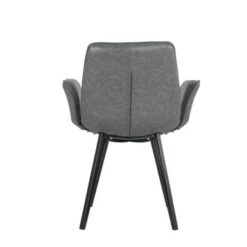 Porthos Home Valo Dining Chairs Set Of 2, Tufted PU Leather Upholstery - Brown -Gourmet Interiors fcb8d4e2 8a7c 403f 85b3 4839808e15ab