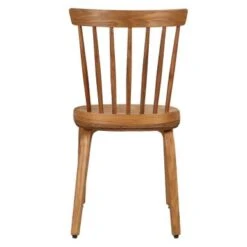 Black Solid Wood Slat Back Windsor Dining Chairs, Set Of 2/4 - 34.06" H X 16.54"W X 16.93"D - Set Of 2 - Blue -Gourmet Interiors fe9dd087 de51 4d17 922d 8d93435a1d9a