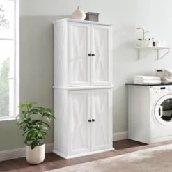 Clifton Tall Pantry - 30"W X 15.75"D X 72"H - White -Gourmet Interiors fee2fd87 c8df 48a2 9584 63021e29c271