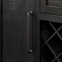 Napa Solid Wood Server By Martin Svensson Home - Black -Gourmet Interiors ff14018c d11f 4fd0 b5d6 15a984136f96